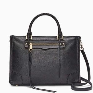 Rebecca Minkoff Regan Satchel in Black Leather